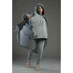 Худи унисекс H2, серое, размер M/L