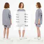 Свитшот унисекс S1, серый, размер XS/S