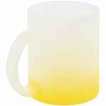 Кружка GRADE FADE для сублимационной печати, матовая, желтая
