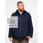 Куртка-трансформер унисекс FALCON, синяя, размер XS