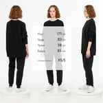 Свитшот унисекс S2, черный, размер XS/S