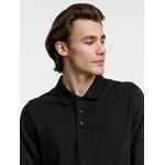 Рубашка поло с длинным рукавом PRIME LSL, черная, размер S