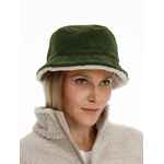 Панама BUCKET двусторонняя, хаки с бежевым, размер S/M