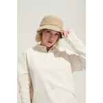 Панама BUCKET двусторонняя, хаки с бежевым, размер S/M