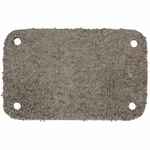 Лейбл кожаный BETA, S, серый