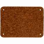 Лейбл кожаный BETA, XL, горчичный