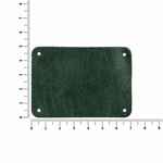 Лейбл кожаный BETA, XL, зеленый