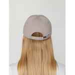 Бейсболка CANOPY, серая с черным кантом