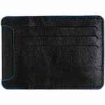 Чехол для карточек ARRIVAL, черный с синим