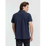 Рубашка поло мужская VIRMA PREMIUM, темно-синяя, размер S