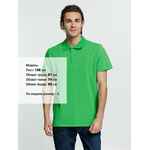 Рубашка поло мужская VIRMA PREMIUM, зеленое яблоко, размер S