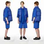 Жилет двусторонний V2, синий, размер M/L