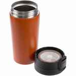 Термостакан с ситечком NO LEAK INFUSER, оранжевый