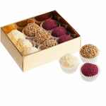 Шоколадные конфеты ручной работы DULCENEO, 9 шт