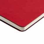 Блокнот VERSO в клетку, красный