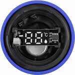 Смарт-бутылка с заменяемой батарейкой LONG THERM SOFT TOUCH, синяя