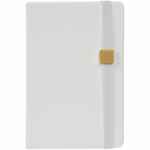 Квадратный шильдик на резинку DIRECT, матовый золотистый