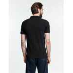 Рубашка поло мужская ADAM, черная, размер S