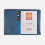 Обложка для паспорта APACHE, VER.2, синяя