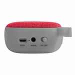 Беспроводная колонка CHUBBY, серая с красным