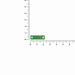 Шильдик металлический ALFA LITEN, зеленый неон