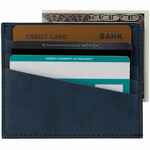 Чехол для карточек NUBUK, синий