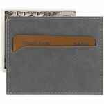 Чехол для карточек PETRUS, серый