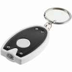 Брелок-фонарик VIVID, VER.2, черный с белым