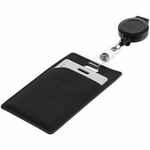 Ретрактор ATTACH NEW с ушком под ленту, черный