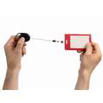 Ретрактор ACCESS NEW с карабином, черный