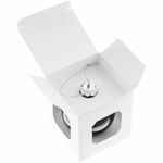 Елочный шар FINERY GLOSS, 8 см, глянцевый черный