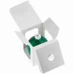 Елочный шар FINERY MATT, 10 см, матовый зеленый