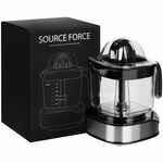 Электрическая соковыжималка для цитрусовых SOURCE FORCE, серебристо-черная