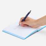 Ручка шариковая LOBBY SOFT TOUCH CHROME, синяя