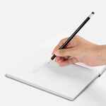 Карандаш простой TRIANGLE с ластиком, черный