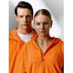 Анорак флисовый унисекс FLISKA, оранжевый, размер M/L