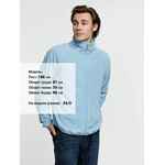 Куртка флисовая унисекс FLISKA, голубая, размер M/L