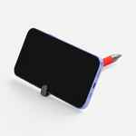 Ручка шариковая STANDIC с подставкой для телефона, красная