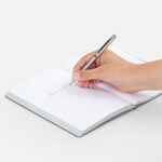 Ручка шариковая DELGADO, серебристая