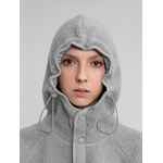 Анорак унисекс OBLAKO, светло-серый, размер M/L