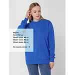 Свитшот TOIMA HEAVY 2.0, ярко-синий, размер XS