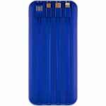 Внешний аккумулятор OMNI QI 10000 мАч, синий