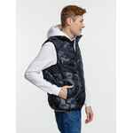 Жилет с подогревом THERMALLI VALMOREL, серый камуфляж, размер S