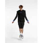 Скакалка скоростная ARRIBA, черная с серым