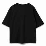 Футболка оверсайз унисекс BASE SPACE, черная, размер XS/S