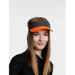 Козырек GRAND SLAM, темно-серый с оранжевым