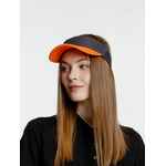 Козырек GRAND SLAM, темно-серый с оранжевым