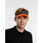 Козырек GRAND SLAM, темно-серый с оранжевым