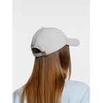 Бейсболка SPIKER, серая с белым