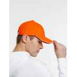 Бейсболка SPIKER, оранжевая с белым